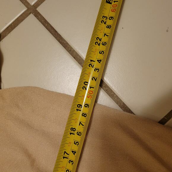 Indigo Rose Floral Lace Trim Pullover Short Sleeve Sweater Beige Womens Size L - Picture 9 of 9